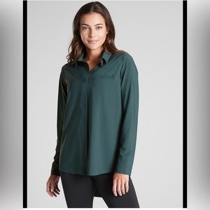 Athleta Urbanite Top Large Green